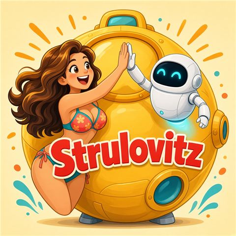 Strulovitz logo imagined by Grok Imagine Image 2